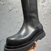 2023 new Martin Boots thick-soled leather black mens short boots thick-soled high-medium boots smoking boots show thin leather shoes