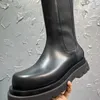 2023 novas botas martin de sola grossa de couro preto botas curtas masculinas de sola grossa botas de fumar botas de couro fino