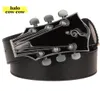 Fashion Mens Belt Metal Guitar Music Buckle Belt Retro Guitar Musical Instrument Hip Hop midje rem midjeband Novelbälten5621897