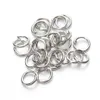 Jump Rings Split 1000pcs smyckekontakter Sier pläterade 5 mm fynd DIY -smycken253a Drop Leverans smyckekomponenter DH6MA