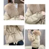 Womens Down Parkas Mens Vests Women Jacket Winter Coat Kvinnlig HAINING FOX HAIR PLUSH ALLT I EN UTVÄRDNINGAR