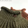 Cardigan Autumn Winter Thick-needle Twist Sweater Children's Turtleneck Sweater Kids Girls 1-6Y Cardigan Baby Korean Warm Solid Sweaters Q231206