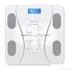 Весы для веса тела Bluetooth Smart Scale Ванная комната BMI Led Цифровой электронный анализатор состава для взвешивания 230606 Прямая доставка Heal Dhdb3