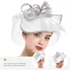 Bandane Cappello da cocktail party Fascia da sposa vintage Camouflage Anni '20 Fascinator Cappelli artificiali Copricapo da tè Donna