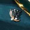 Broche de luxo colorido jóias acessórios trigo orelha flor presente pino requintado nova moda alta qualidade