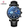 Designer Watches Dawn Sun Moon Stars Multi Fonksiyonlu Moda Erkekler Gecesi Işık Ay Aşama Zamanlama Takvim Kuvars Adam