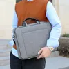 Evrak çantaları 15.6 inç dizüstü bilgisayar kolu koruyucu omuz çantası taşıma çantası bilgisayarı defter işçilik evrak çantası şok geçirmez el çantası