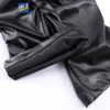 Men's Pants Pleated Leather Pants Men Motorcycle Pants Leather Pants For Men Street Wear faux leather pants men HIP HOP leather cargo pants J231205