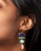 Charme perdu dame à la mode coloré perle d'eau douce Lrregular boucles d'oreilles bijoux pour femmes accessoires de mode en gros cadeau de mariage 231205