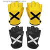 Five Fingers Gloves Sheepskin Gloves Driving Cycling Motorcycle Half Finger Gloves Retro Fingerless Driver Gloves for Men Size S/M/L/XL/XXL Q231206