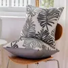 Cushion/Decorative Plam Leaves Throw Covers Set of 2 Luxury Soft Cushion Cases For Bed Couch Living Room Outdoor Patio Furniture