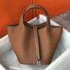 Fashion Classic Designer Handtas Vergrendeling Tas Bag Basket Togo Leather For Women Picotin Handtas Aangepaste echte koeienhuidschoudertassen