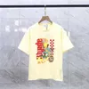 23SS Cartoon Mädchen Brief Druck Rhude T-shirt Männer Frauen EU Größe 100% Baumwolle Top Tees High Street Sommer Apex Legends H4UH