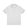 Polo en coton extensible pour hommes, T-Shirt Slim à manches courtes, dessus de chemise de Golf, taille d'été m-xxxl