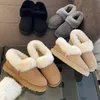 Women Boots Snow Boot Black Brown Classic cotton soft Ankle booties fur water-proof anti-slide Ladies Booties Winter Warm Shoes