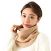 Bandanas Winter Fleece Cycling Neck Scarf Thickened Warm Autumn Sleeve Men Women's Scarves Plush Double Layer Neckerchief Ring