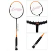 Authentieke LiiNing Badmintonracket voor kinderen Thunder Kids Koolstofvezel Basisschool Ouder-kind Ultralicht enkel racket JR