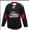 Jerseys Personalizado AHL Cleveland Lake Erie Monstros Hóquei Jersey Qualquer Nome Número Ed Top Quality Branco Vermelho Preto
