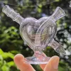 3 inch Premium Heart and Arrow Hookah Smoking Glass Water Pipe Bong Beaker Bubbler