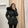 Womens Down Parkas Mens Vests Women Winter Slim Fur Collar Hooded Coats Female Solid Color Warm Outerwear Ladies White Duck Jackets Q519 231206