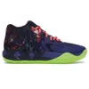 Lamelo Sapatos Esportivos Lamelo 2023 Bola Mb 01 Tênis de Basquete Vermelho Verde e Galáxia Roxo Azul Cinza Preto Rainha Melo Sports Man Trainner Sneakers