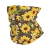 Bandana's Zonnebloem en Daisy Bandana Nekwarmer Dames Heren Winter Ski Wandelen Sjaal Gaiter Bloemen Bloemen Gezichtsbedekking