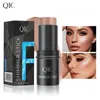 QIC 6-Color Contour Stick Highlight Lighten Hållbar vattentät concealer Multifunktionell Shimmer Blusher Eyeshadow Face Make-Up