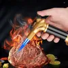 Outdoor Windproof Butane No Gas Lighter Spray Paint 3 Blue Flame Torch Turbo Jet Portable BBQ Kitchen Welding Cooking Tool