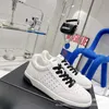 36% rabattskor 2024 Ny liten doft Panda Sports Casual Womens Color Contrast Läder Tjock Sole Fashion Board Small White Shoes