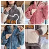 Women's Sleepwear Women's Sleepwear 5XL Women Winter Warm Sleepwear Set Warm Pajama Two-piece Set Nightwear Home Clothes Flannel Coral Fleece Large Size Pijama 231206