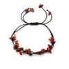 Bracelet en pierre précieuse naturelle 7 Chakra, perles de cristal irrégulières, tissage de Bracelets pour femmes