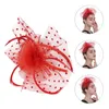 Bandanas dentelle fleur chapeau accessoires de cheveux de mariage femmes fascinateur HatHair bande carnaval bandeaux maille scène femme