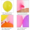 87 PCS Candy Balloon Garland Arch Kit- Lollipop Mylar Foil Balloon Pink and Yellow Orange Purple Rose Red Balloons Birthday Party Baby Shower Bakgrund Väggdekor