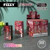 Tyskland Warehouse Fizzy Pandora 12000 Puff Bar uppladdningsbar engångsmaskspolvape POD E Cigarettsatser 12K Puffs LCD Displayenhet gratis frakt i lager