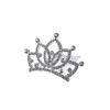Hair Accessories Sweet Bridesmaid Crown Ornament Love Heart Flower Korean Comb Wedding Jewelry Kids Crystal Tiara