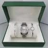 designer watch watches Three piece set for men's steel band luminous calendar sports waterproof quartz watch