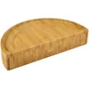 装飾的なオブジェクトの置物竹チーズプレート木製パンボードカトラリーカッターセット炭水化物ボードスライドアウト引き出し料理ツール231205