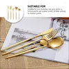 Dinnerware Sets 1 Set Of Western Silverware Stainless Steel Cutlery Dessert Spoon Fork For Home Restaurant