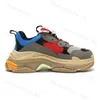 Designer-Turnschuhe Triple S Herren Damen Plateau-Turnschuhe Klare Sohle Schwarz Weiß Grau Rot Rosa Blau Royal Neongrün Tennis-Freizeitschuhe