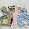 Serviettes Robes Enfant en bas âge bébé serviettes à capuche né enfants peignoir Super doux serviette de bain couverture chaud dormir lange d'emmaillotage pour bébé garçons filles 231204