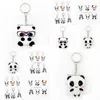 Party Favor Panda Keychain Men Women Jewelry Sile Key Ring Drop Delivery Home Garden Festive Party Supplies Event Party Supplies Dhbit