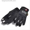 Fem fingrar handskar vinter full fingercykelhandskar vattentät gant moto behålla varma män moto handskar pekskärm guantes motorcykel ridhandskar q231206