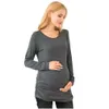 Maternity Tops Tees Bearsland Womens Long Sleeve Casual Side Ruched Clothes Pregnancy Shirts 3-Pack A-M Drop Delivery Baby Kids Suppli Dh8Mv