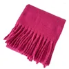 Scarves 2023 For Women Autumn And Winter Thicke Knitted Scarf Unisex Long Size Warm Gifts Fashion Female Neck Blanket Wraps