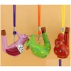 Bomboniera in ceramica Acqua uccello fischio maculato Warbler Canzone cinguettio Decorazione della casa per bambini Regali per bambini Drop Delivery Garden Fest Dhdqz