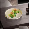 Dishes Plates Fruit Trays Jewelry Storage Tray Organizer Serving For Kitchen Bathroom Drop Delivery Home Garden Dining Bar Dinnerware Dhn0G