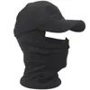 Велосипедные кепки Маски Военный капюшон Тактические армейские бейсболки для мужчин и женщин Летние солнцезащитные шапки Открытый камуфляж Балаклава Половинная лыжная маска 231205