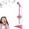 Tangentbord piano est barn mikrofon med stativ för barn musik instrument leksaker karaoke mic pedagogisk leksak födelsedagspresent för tjej pojke 231206
