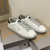 Designerskor från kontoret sneaker casual skor män kvinnor läder platt designer tränare guld vita sneakers c120602