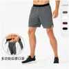 Men'S Shorts Mens Summer Sports Shorts Quick Drying Elastic Running Training Underwear Pants Loose Casual Fitness Capris Workout Beach Dhtfk
